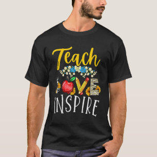 Camiseta Vuelta al cole Enseña Amor Inspira Maestros