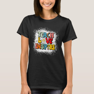 Camiseta Vuelta al cole Enseña Amor Inspira Retro Profesore