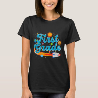 Camiseta Vuelta al cole espacio exterior maestro primer gra