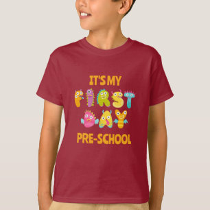 Camiseta Vuelta al cole PRIMER DÍA DE PREESCOLAR