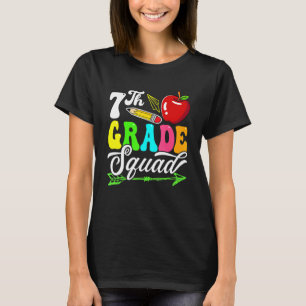 Camiseta Vuelta al cole primer día de séptimo curso equipo