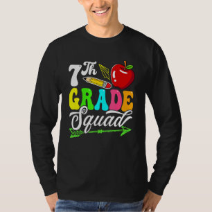 Camiseta Vuelta al cole primer día de séptimo curso equipo
