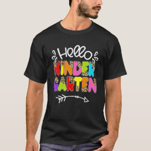 Camiseta Vuelta al cole primer día hola jardín de infancia