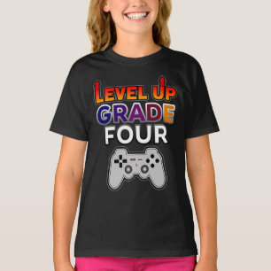 Camiseta Vuelta al cole Sube de nivel Cuarto Grado