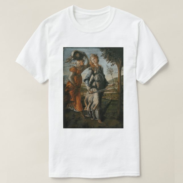 Camiseta Vuelta de Judith a Bethulia por Botticelli (Diseño del anverso)