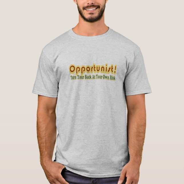 Camiseta Vuelta oportunista su parte posterior en propio (Anverso)
