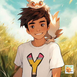 Camiseta Vuelta personalizada al alfabeto escolar Y