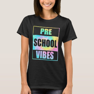 Camiseta VueltaaClasesVibracionesDePreescolarTinteDeCravata