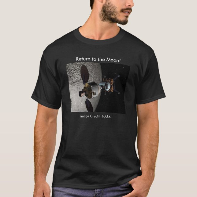 Camiseta ¡Vuelva a la luna! (Anverso)