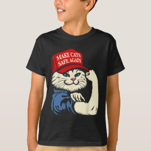 Camiseta Vuelvan Los Gatos a Salvo Otra Vez Gorras Rojas Ga