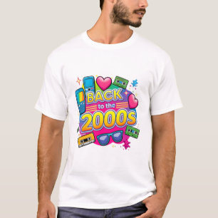 Camiseta Vuelve al diseño retro vintage de la fiesta temáti