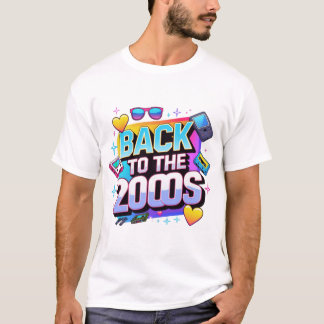 Camiseta Vuelve al diseño retro vintage de los 2000s Fiesta