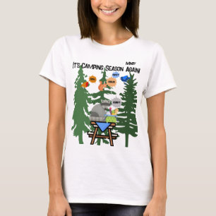 Camiseta "¡Vuelve la temporada de camping!" Mujer personali