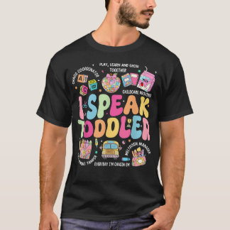 Camiseta Vuelvo al cole con I Speak Toddler