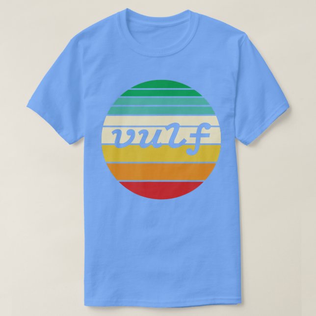 Camiseta Vulf Retro Sunset Vulfpeck Design (Diseño del anverso)