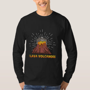 Camiseta Vulkan Outbreak Mountain Eruption Geology Lava
