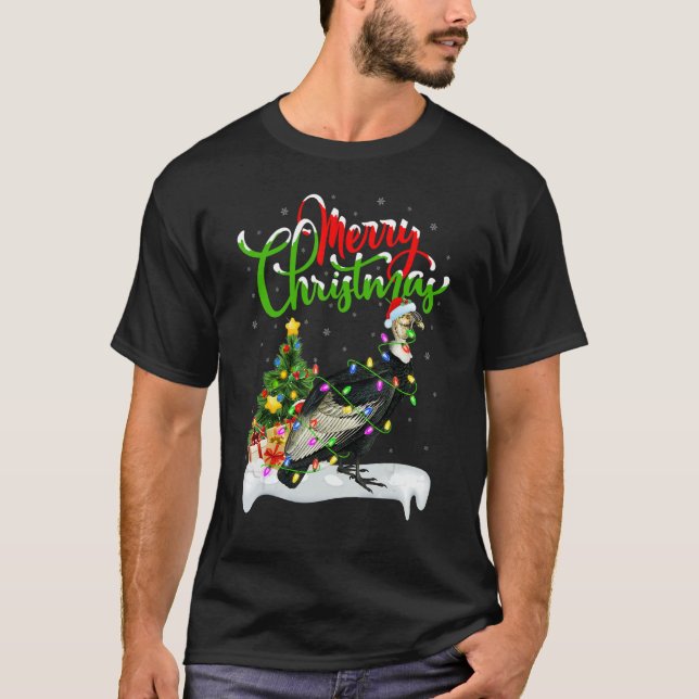 Camiseta Vulture Bird  Xmas Decorations Santa Vulture Chris (Anverso)