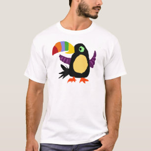 Camiseta VW arte divertido del primitivo del pájaro de