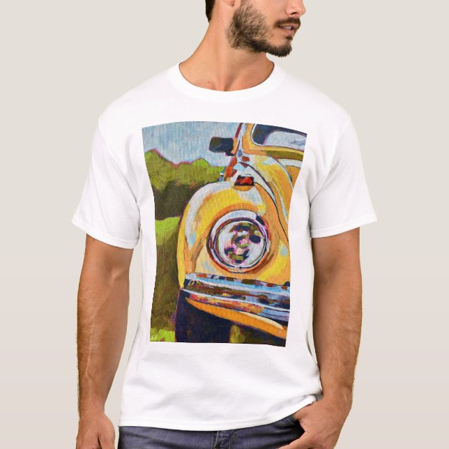 Camiseta VW Bug Painting - Gift for VW Bug Lovers (Anverso)