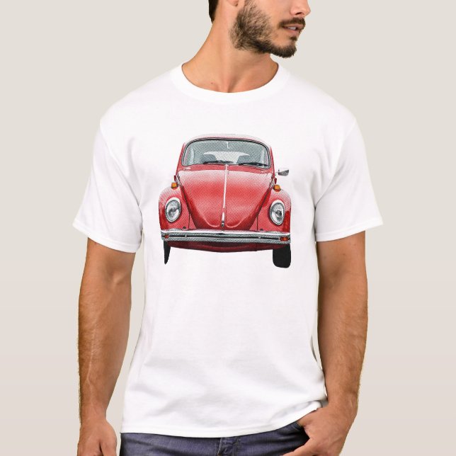 Camiseta VW Escarabajo estilo Vintage (Anverso)