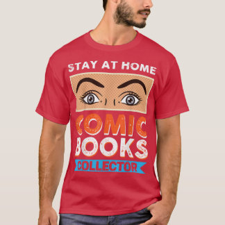 Camiseta Vwol Stay At Home Comic Books Colector