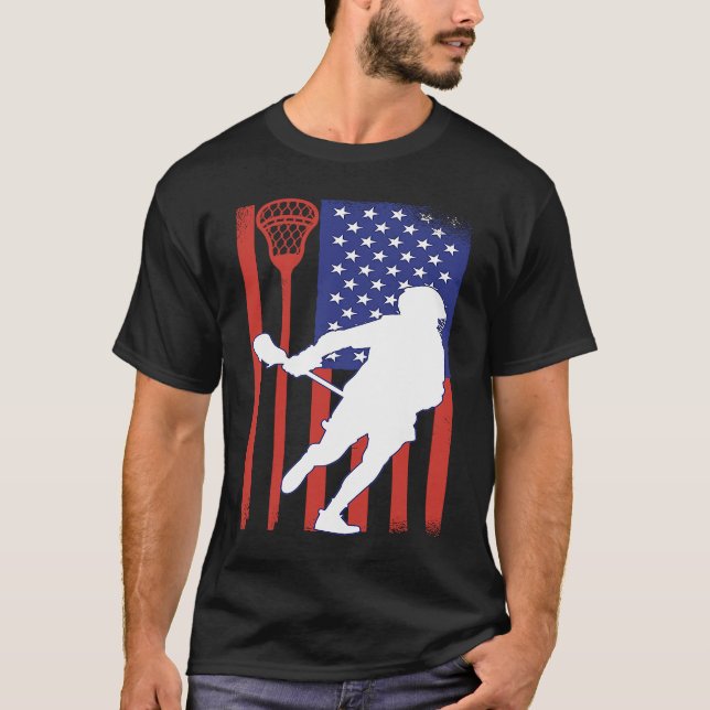 Camiseta VXL Lacrosse Stick Intercrosse Team Sport American (Anverso)