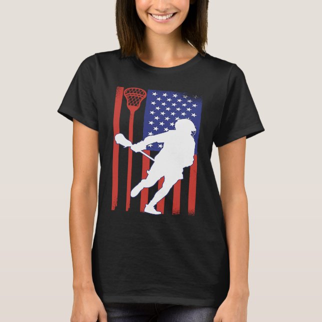 Camiseta VXL Lacrosse Stick Intercrosse Team Sport American (Anverso)