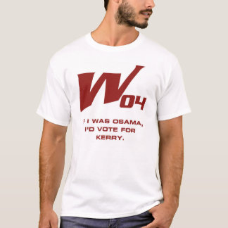 Camiseta w04 - Osama votaría por kerry