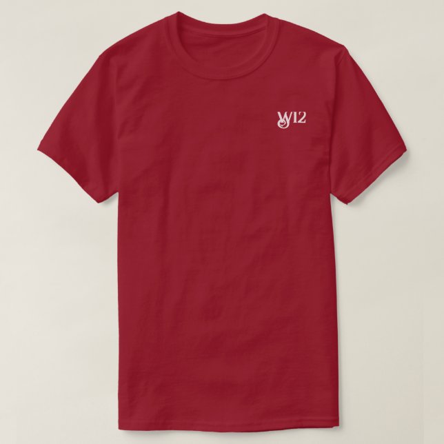 camiseta w12 (Diseño del anverso)