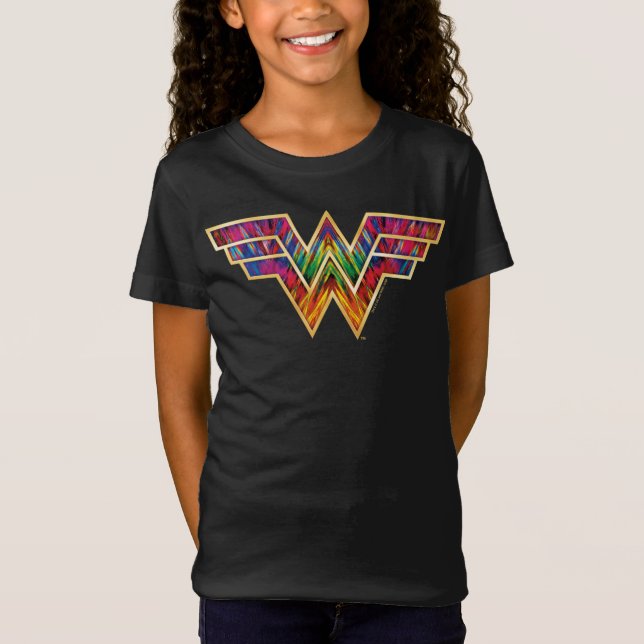 Camiseta W84 | Logo de Wonwoman Kaleidoscope (Anverso)