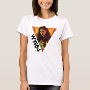 Camiseta W84   Mujer Maravilla Naranja Rojo Kaleidoscope
