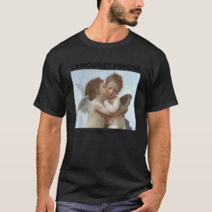 Camiseta W A Bouguereau L Amour et Psych The First Kiss