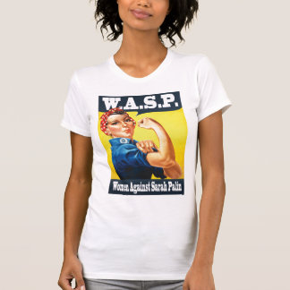 Camiseta W.A.S.P. - Mujeres contra Sarah Palin
