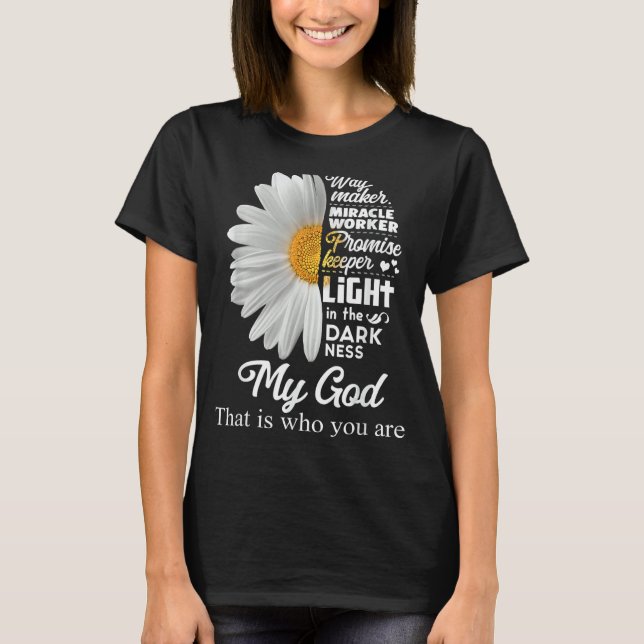 Camiseta W Ay Ay Maker Mir Acle Worker Promise Keeper Light (Anverso)