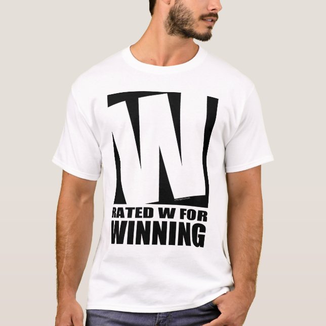 Camiseta W clasificado para ganar (Anverso)