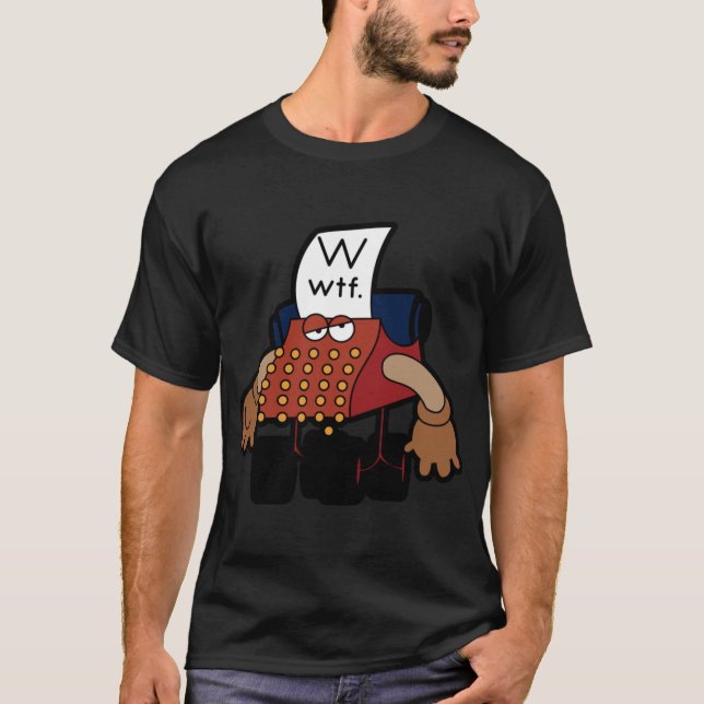 Camiseta W es para amigos WhutDaFuh (Anverso)
