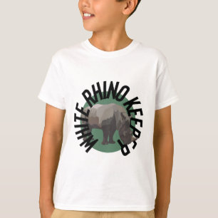 Camiseta W es para el guardián del rinoceronte blanco