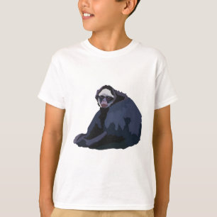 Camiseta W es para el mono araña con queso blanco