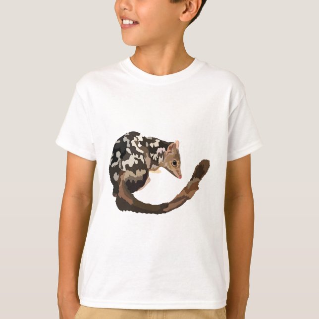 Camiseta W es para Western Quoll (Anverso)