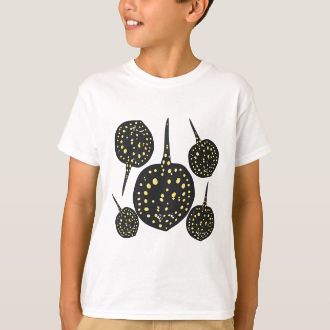 Camiseta W es para White Spots Stingray (Anverso)