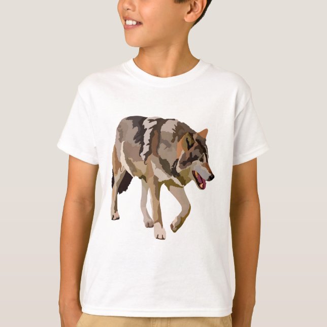 Camiseta W es para Wolf (Anverso)