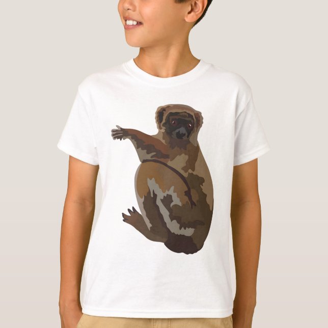 Camiseta W es para Wooly Lemur (Anverso)