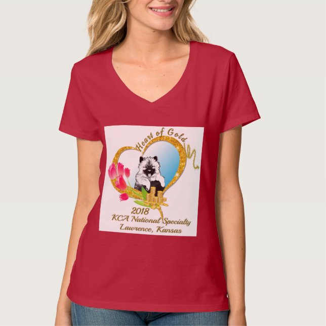 Camiseta w/logo del fútbol de las mujeres (Anverso)
