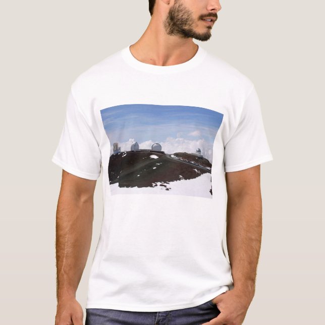 Camiseta W.M. Observatorio de Keck en Mauna Kea, Hawaii (Anverso)