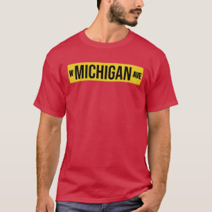 Camiseta W MICHIGAN AVE negro MICHIGAN OESTE