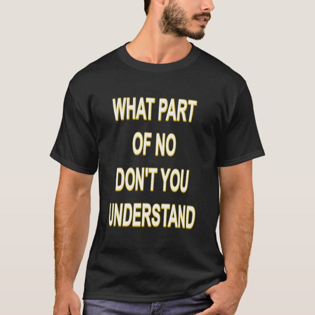 Camiseta W P De No ¿No Entiendes (Anverso)