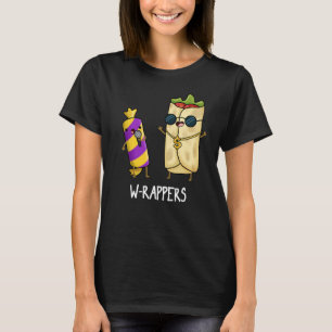 Camiseta W-rappers Funny Food Pun Dark BG
