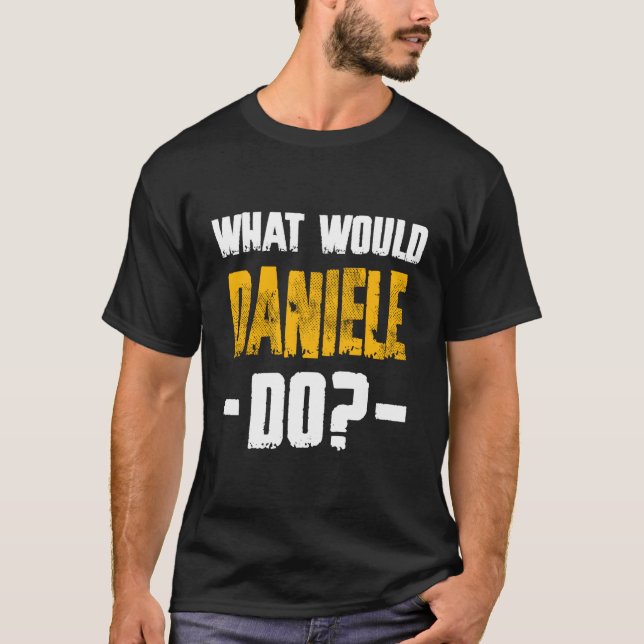 Camiseta W Sería Daniele Do Name Daniele (Anverso)