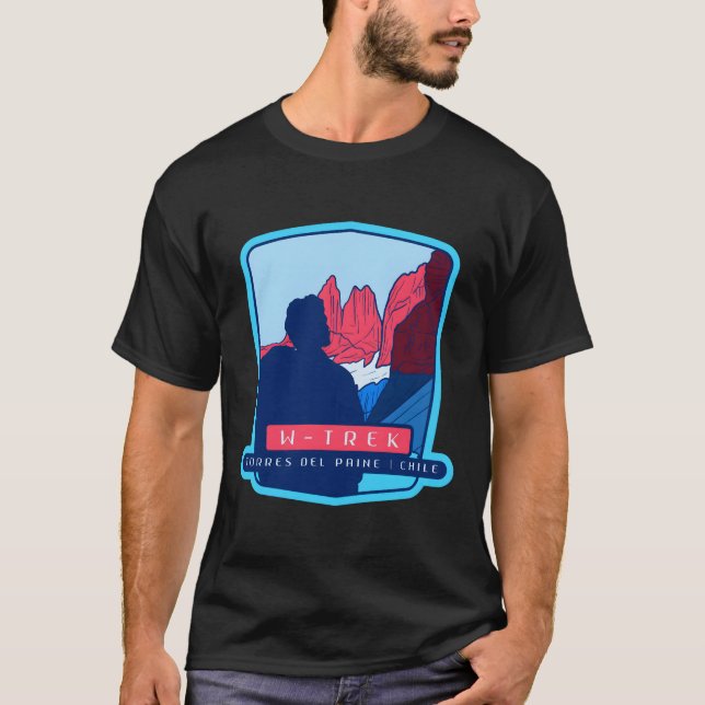 Camiseta W-Trek � Torres del Paine, Chile (Anverso)