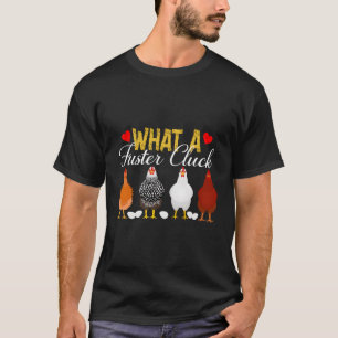 Camiseta W Un Pollo De Agarre De La Fiebre